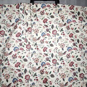 Waverly Blackout Curtains Fraser Floral Jacobean 44x56 Panels Cottagecore Vtg